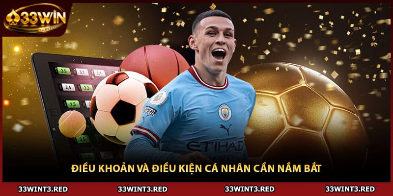 Đại Lý 33WIN - Hoạt Động Kiếm Thêm Thu Nhập Từ Nhà Cái 2026 2 Điều khoản và điều kiện cá nhân cần nắm bắt